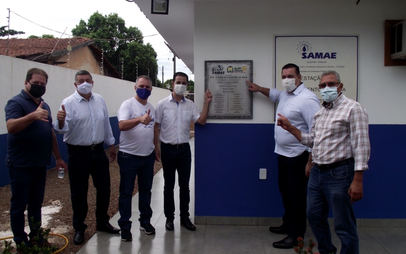 SAMAE DE JUSSARA INAUGURA REFORMA DA ESTAÇÃO DE TRATAMENTO DE ÁGUA